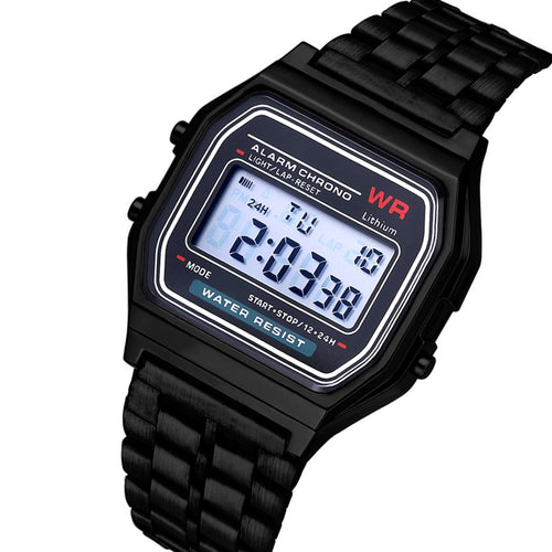LED Digital Steel Watch