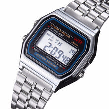 Load image into Gallery viewer, LED Digital Steel Watch